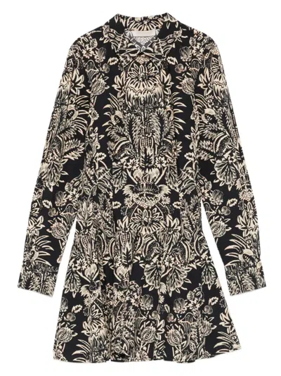 ULLA JOHNSON TALIA LONG SLEEVE MINI DRESS