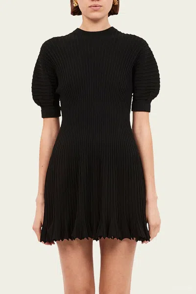 Ulla Johnson Talie Dress In Noir In Black