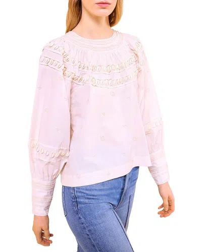 Ulla Johnson Tana Blouse In Pink