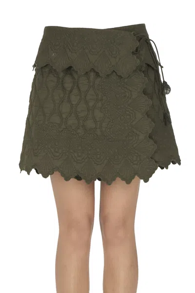 Ulla Johnson Taryn Quilted Mini Skirt In Multi