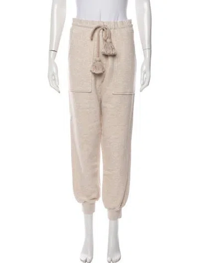 Pre-owned Ulla Johnson Tassel Accents Sweatpants In Neutrals