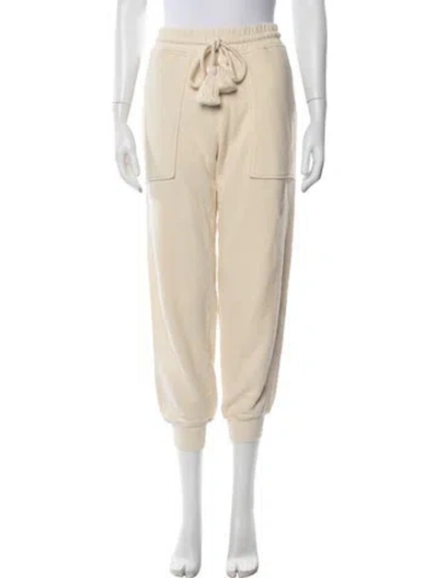 Pre-owned Ulla Johnson Tassel Accents Sweatpants In Neutrals
