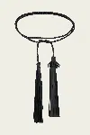Ulla Johnson Tassel Belt In Noir In Black