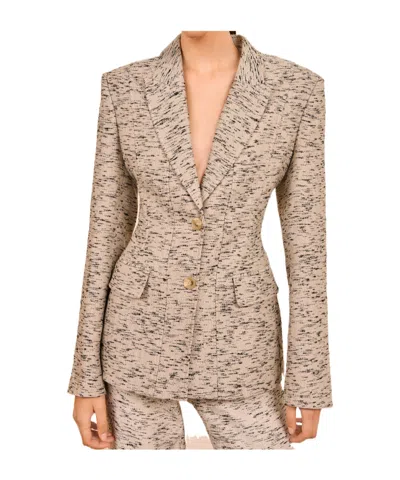 Ulla Johnson Tess Single Breasted Jacket In Brown