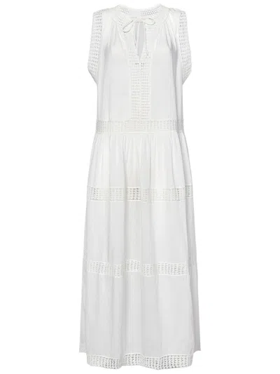 Ulla Johnson Vestido Largo - Blanco In Multi