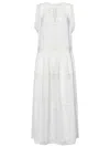Ulla Johnson Pearl White Thalia Maxi Dress In White