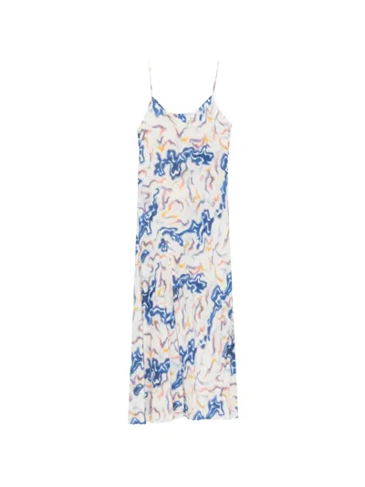 Ulla Johnson Thais Maxi Dress In Blue