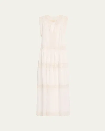Ulla Johnson Thalia Crochet Maxi Dress In Cowrie