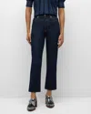 Ulla Johnson The Agnes Cropped Straight-leg Denim Jeans In Tigris