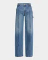 Ulla Johnson The Asher Carpenter Jeans In Danube