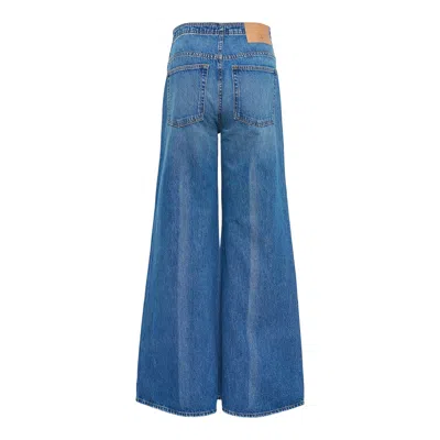 Ulla Johnson The Bianca Wide Leg Jean In Blue