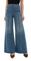 Ulla Johnson The Bianca Wide Leg Jean In Danube In Blue