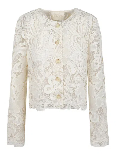 ULLA JOHNSON CHAQUETA CASUAL - BLANCO