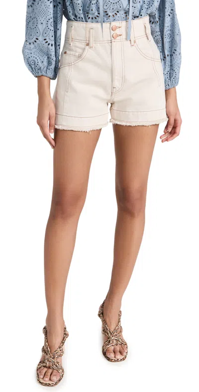 Ulla Johnson The Charlotte Shorts In Cowrie Wash
