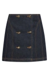 Ulla Johnson The Clara Denim Miniskirt In Blue