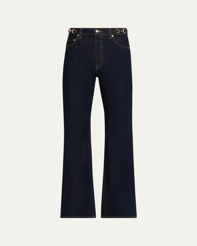 Ulla Johnson The Colette Straight-leg Denim Jeans In Blue