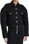 Ulla Johnson The Cosette Jacket In Noir Wash In Black