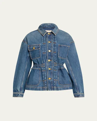 Ulla Johnson The Dylan Denim Jacket In The Dylan Jacket