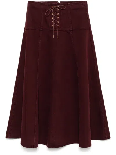 Ulla Johnson The Estelle Skirt In Purple