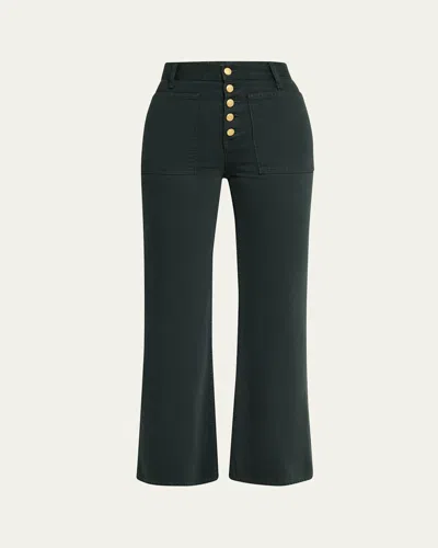 Ulla Johnson The Lou High-rise Jeans In Green