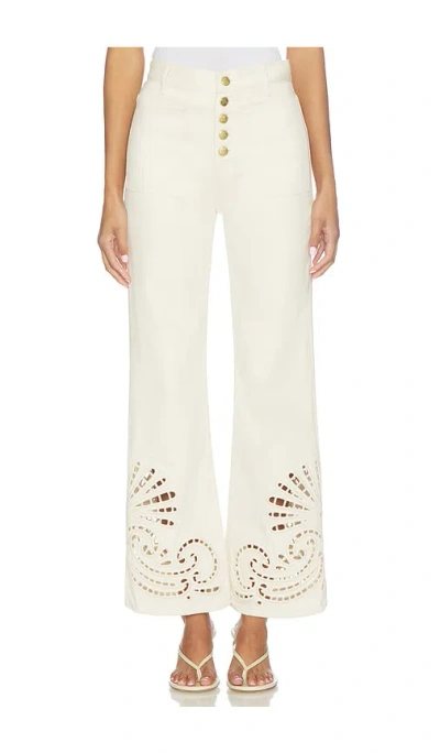 Ulla Johnson The Lou Jean With Eyelet In White