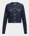 Ulla Johnson The Sabine Tailored Denim Jacket In Tigris