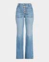 Ulla Johnson The Stretch Lou Kick-flare Jeans In Blue
