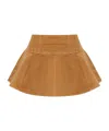 Ulla Johnson The Vera Denim Miniskirt In Brown
