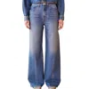 Ulla Johnson The Willow Jean In Danube Medium Indigo Wash In Blue
