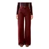 Ulla Johnson Willow Rigid Cuffed Wide-leg Jeans In Multi