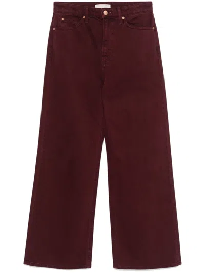 Ulla Johnson The Willow Jeans In Burgundy