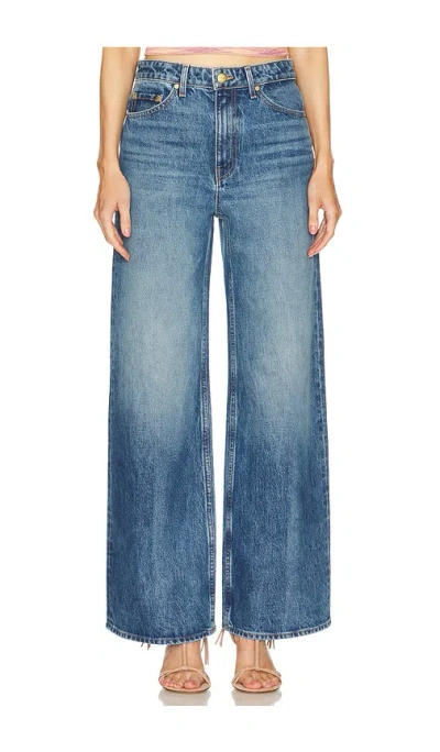 Ulla Johnson Willow Wide-leg Denim Jeans In Medium Wash