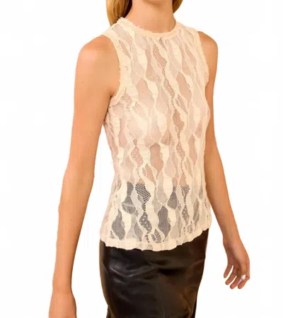 Ulla Johnson Theadora Sleeveless Tank Top In Cowrie In Neutral