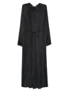 Ulla Johnson Tie-detail Midi Dress In Black