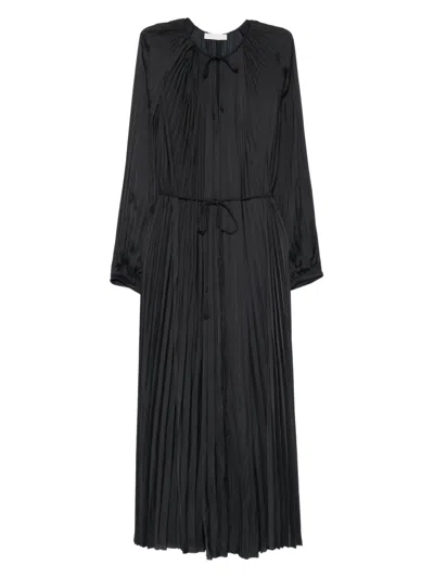 Ulla Johnson Tie-detail Midi Dress In Black