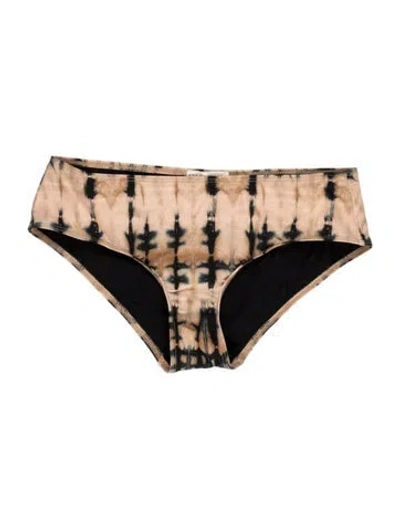Pre-owned Ulla Johnson Tie-dye Print Bottoms In Neutrals
