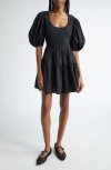 Ulla Johnson Tilda Dress Noir In Noir