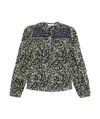 Ulla Johnson Tillie Blouse In Raven In Black