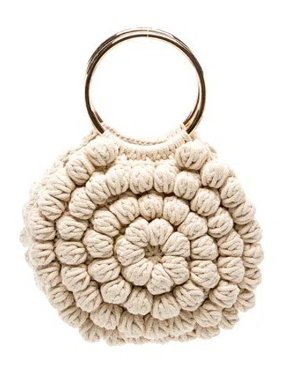 Pre-owned Ulla Johnson Top Handle Bag In Neutral