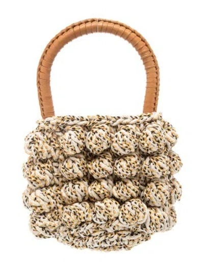 Pre-owned Ulla Johnson Top Handle Bag In Neutrals