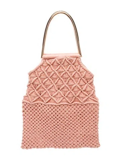 Pre-owned Ulla Johnson Top Handle Bag In Pink