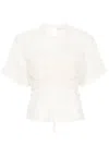 Ulla Johnson Cari Crochet-panelling Blouse In White