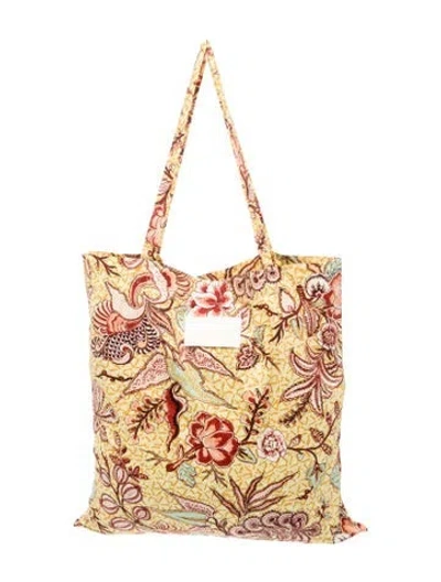 Pre-owned Ulla Johnson Tote In Yellow