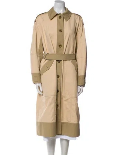 Pre-owned Ulla Johnson Trench Coat In Neutral
