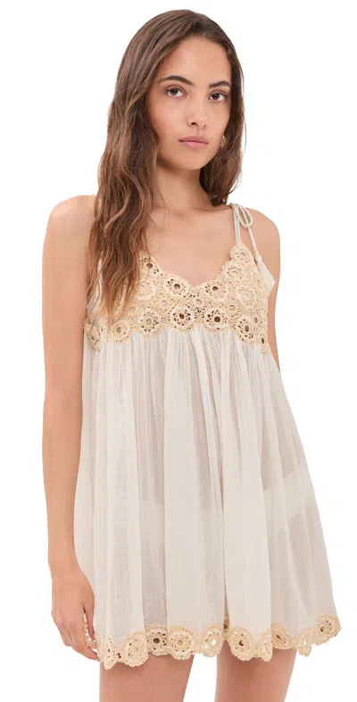 Ulla Johnson Tula Coverup Dress Creme In Neutral