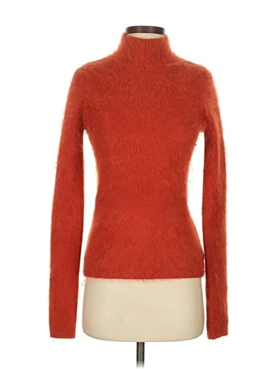 Pre-owned Ulla Johnson Turtleneck Sweater In Orange