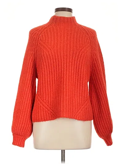 Pre-owned Ulla Johnson Turtleneck Sweater In Orange