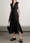 Ulla Johnson Twyla Belted Vest In Noir In Black