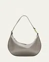 Ulla Johnson Twyla Large Calf Leather Hobo Bag In Dove