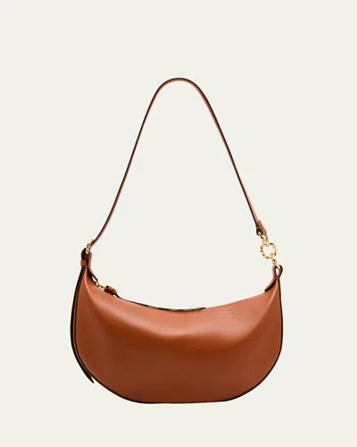ULLA JOHNSON TWYLA SMALL CALF LEATHER HOBO BAG